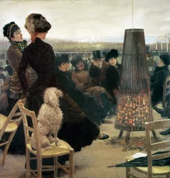 The Races at Auteuil, Part of a Triptych